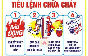 Bien tieu lenh noi quy chua chay