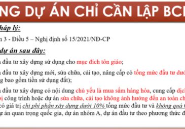 du an chi can lap bao cao kinh te ky thuat